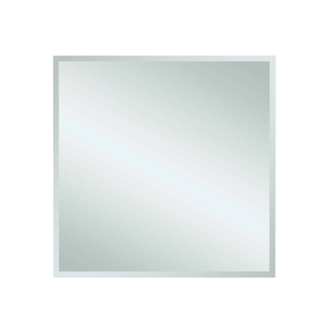 Mirrors Thermogroup Montana Rectangle 25mm Bevel Edge Mirror Style: Glue-to-Wall Size: 750x750x5mm Place & Palette