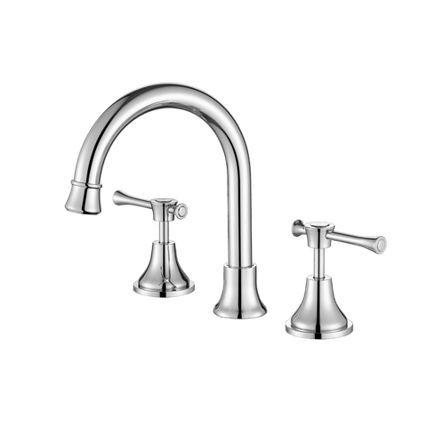 Tapware Modern National Montpellier Basin Set Colour: Electroplated Chrome Place & Palette
