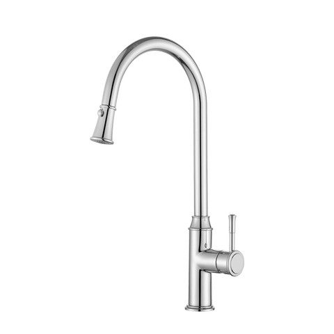 Tapware Modern National Montpellier Pull Out Kitchen Mixer Colour: Electroplated Chrome Place & Palette
