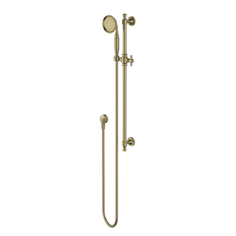 Showers Modern National Montpellier Shower On Rail Colour: Pvd Brushed Bronze Place & Palette