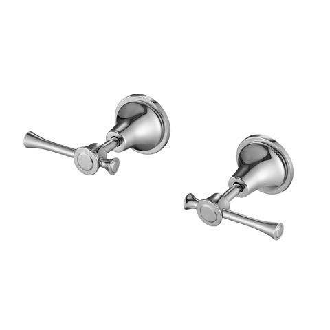 Tapware Modern National Montpellier Wall Tops Colour: Electroplated Chrome Place & Palette