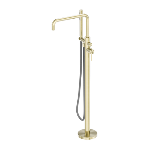 Zen Ss316l Freestanding Bath Mixer With Outdoor Shower Hose - Place & Palette