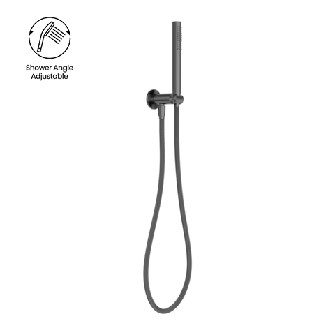 Zen Ss316l Shower On Bracket With Outdoor Shower Hose - Place & Palette