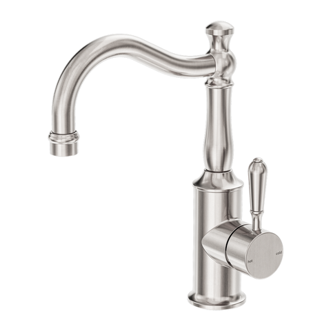 York Basin Mixer Hook Spout With Metal Lever