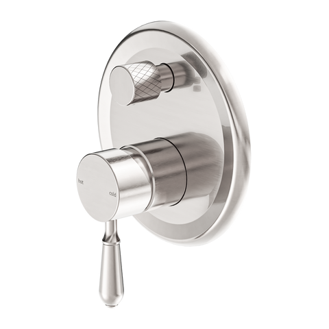York Shower Mixer With Divertor With Metal Lever