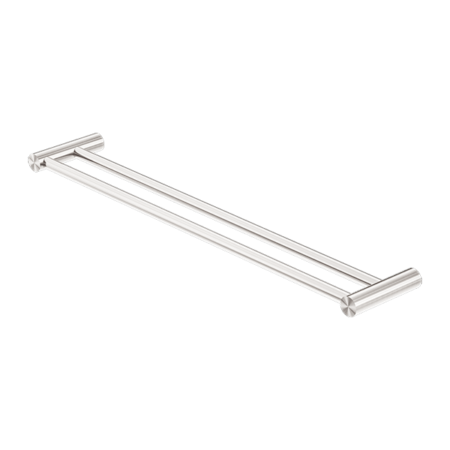 Accessories Nero New Mecca Double Towel Rail Colour: Brushed Nickel Size: 800mm Place & Palette