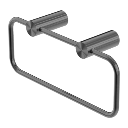Accessories Nero New Mecca Towel Ring Colour: Gun Metal Place & Palette