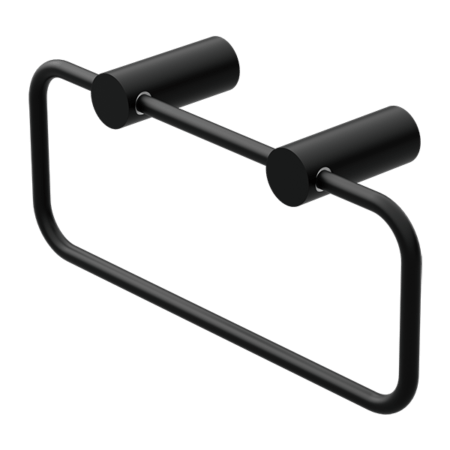 Accessories Nero New Mecca Towel Ring Colour: Matte Black Place & Palette