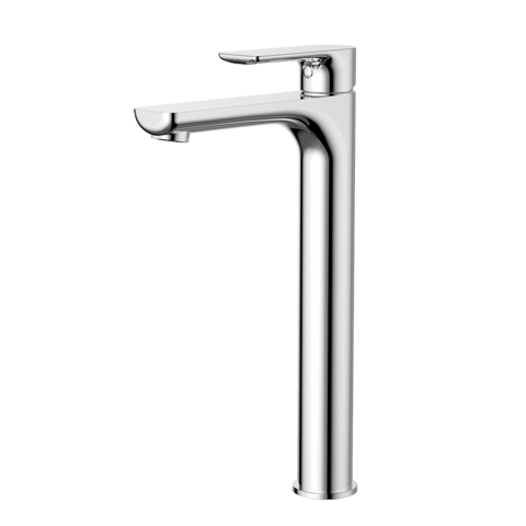 Tapware Modern National Nova Basin Mixer Style: High Rise Colour: Electroplated Chrome Place & Palette