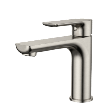 Tapware Modern National Nova Basin Mixer Style: Standard Colour: Pvd Brushed Nickel Place & Palette