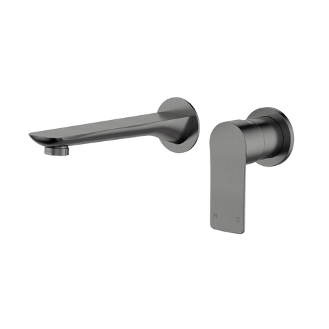 Tapware Modern National Nova Wall Combination Colour: Electroplated Gunmetal Place & Palette