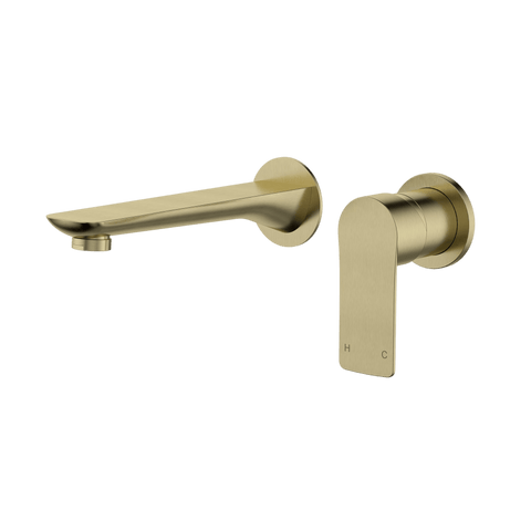 Tapware Modern National Nova Wall Combination Colour: Pvd Brushed Bronze Place & Palette