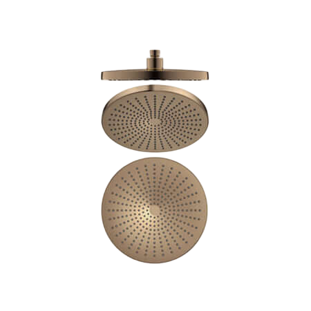 Showers Nero Opal 250mm Shower Head Colour: Brushed Bronze Place & Palette