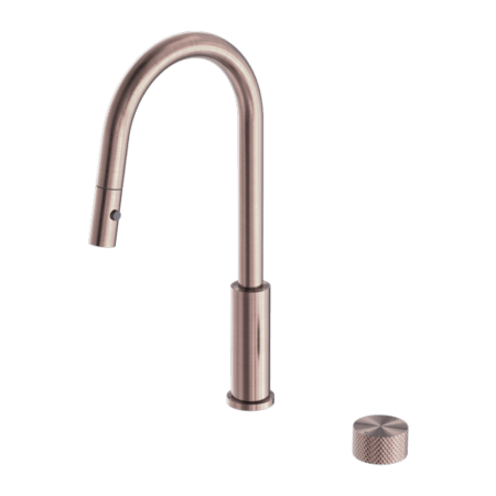 Tapware Nero Opal Progressive Pull Out Kitchen Set Colour: Brushed Bronze Place & Palette