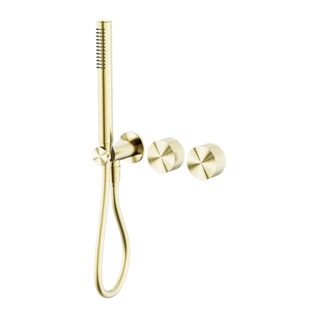 Showers Nero Opal Progressive Shower System Separate Plate Colour: Brushed Gold Place & Palette