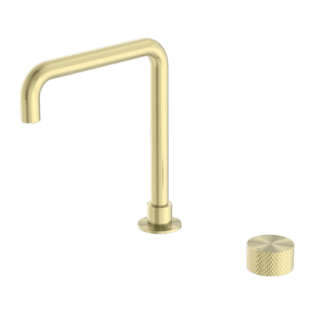 Tapware Nero Opal Progressive Tall Basin Set Colour: Brushed Gold Place & Palette