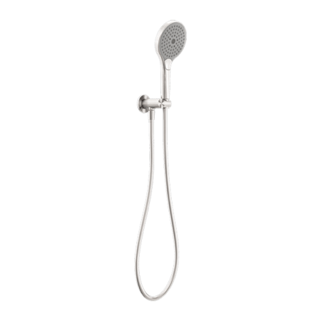 Showers Nero Opal Shower On Bracket With Air Shower II Colour: Brushed Nickel Place & Palette