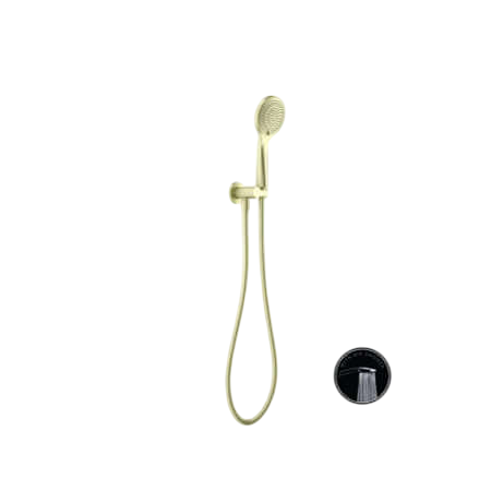 Showers Nero Opal Shower On Bracket With Air Shower Colour: Brushed Gold Place & Palette