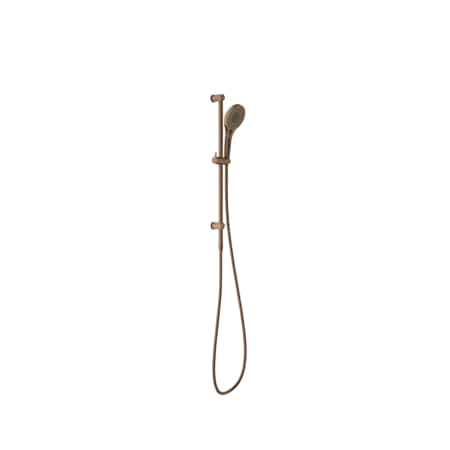 Showers Nero Opal Shower Rail Colour: Brushed Bronze Place & Palette