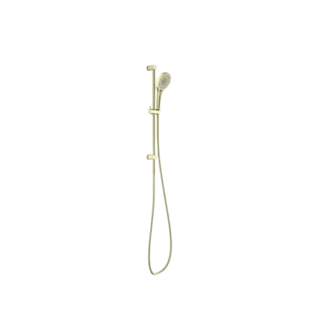 Showers Nero Opal Shower Rail Colour: Brushed Gold Place & Palette