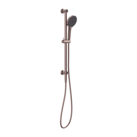 Showers Nero Opal Shower Rail With Air Shower II Colour: Brushed Bronze Place & Palette