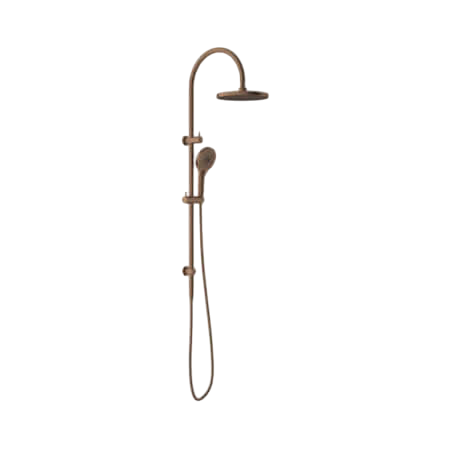 Showers Nero Opal Twin Shower Colour: Brushed Bronze Place & Palette