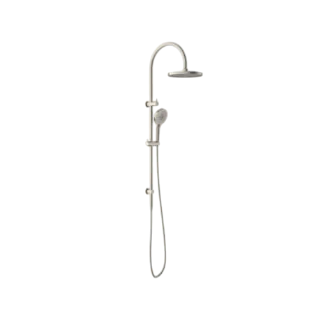 Showers Nero Opal Twin Shower Colour: Brushed Nickel Place & Palette
