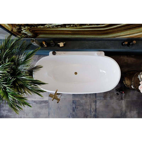Baths BelBagno Palermo Bath Size: 1650x800x580 Place & Palette