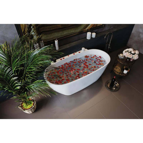 Baths BelBagno Palermo Bath Size: 1650x800x580 Place & Palette