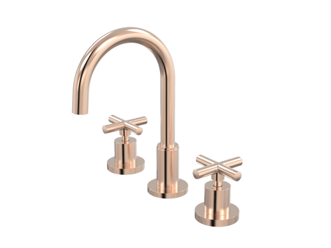 Tapware ParTaps Portsea Basin Set Swivel Colour: Brushed Rose Gold Style: Original Place & Palette