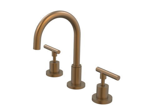Tapware ParTaps Portsea Basin Set Swivel Colour: Burnished Style: Lever Ceramic Disc Place & Palette