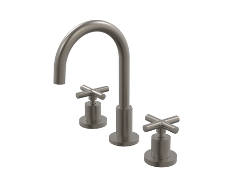 Tapware ParTaps Portsea Basin Set Swivel Colour: Gunmetal Style: Original Place & Palette