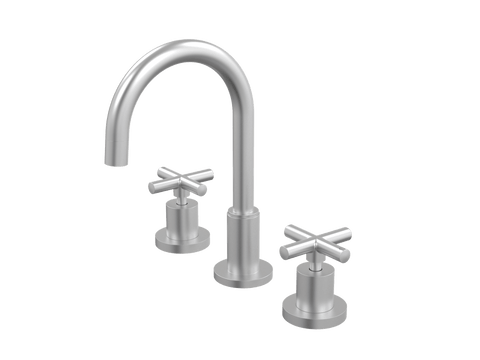 Tapware ParTaps Portsea Basin Set Swivel Colour: Satin Pearl Style: Original Place & Palette