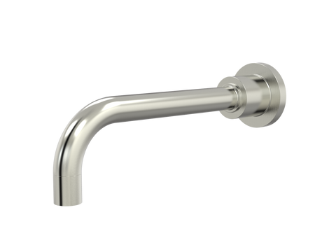Tapware ParTaps Portsea Basin Wall Fixed Outlet Colour: Brushed Nickel Outlet: 160mm Place & Palette