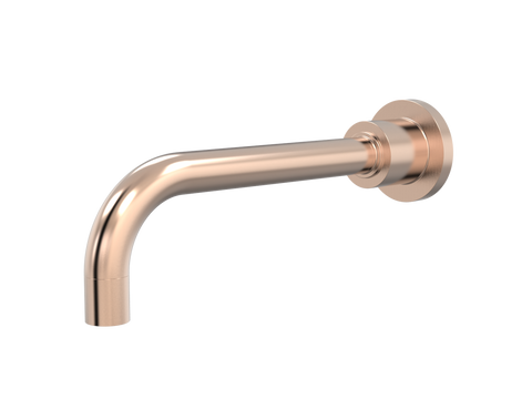 Tapware ParTaps Portsea Basin Wall Fixed Outlet Colour: Brushed Rose Gold Outlet: 160mm Place & Palette