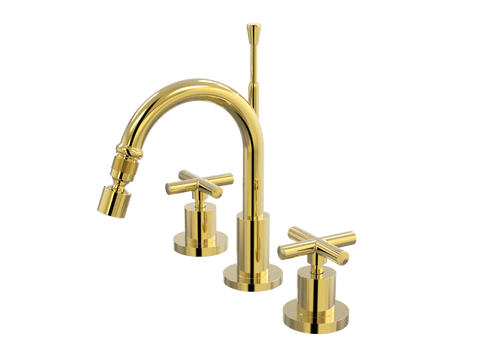 Tapware ParTaps Portsea Bidet Set Fixed Colour: Gold Style: Original Place & Palette