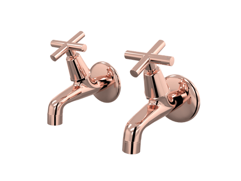 Tapware ParTaps Portsea Female Bibs Wall Pair Colour: Copper Style: Original Place & Palette