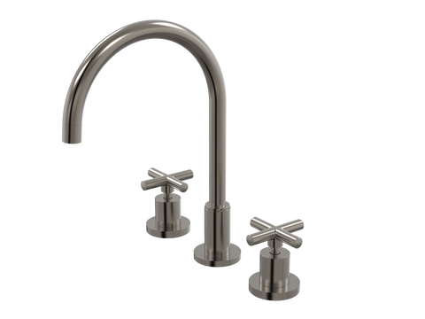 Tapware ParTaps Portsea Sink Set Hob Swivel Colour: Brushed Gunmetal Style: Original Place & Palette