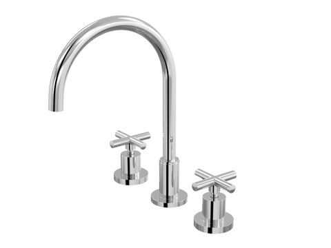 Tapware ParTaps Portsea Sink Set Hob Swivel Colour: Chrome Style: Original Place & Palette