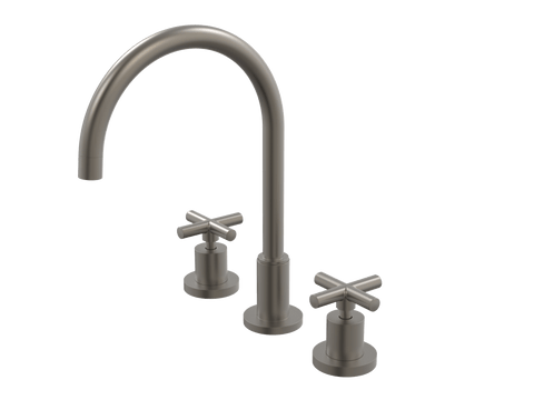Tapware ParTaps Portsea Sink Set Hob Swivel Colour: Gunmetal Style: Original Place & Palette