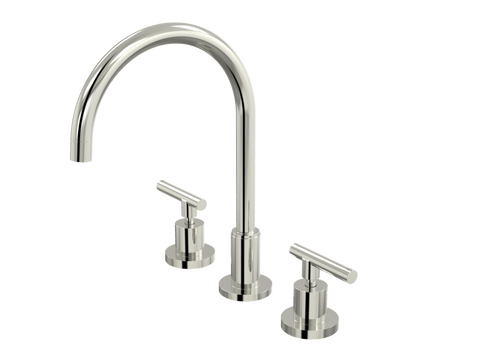 Tapware ParTaps Portsea Sink Set Hob Swivel Colour: Luminick Style: Lever Ceramic Disc Place & Palette
