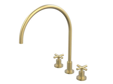 Tapware ParTaps Portsea Sink Set XL Hob Swivel Colour: Chrome Style: Original Place & Palette