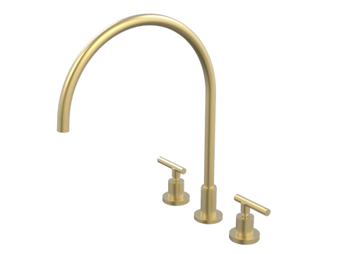 Tapware ParTaps Portsea Sink Set XL Wall Swivel Colour: Chrome Style: Original Place & Palette