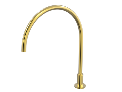 Tapware ParTaps Portsea Spa Hob Swivel Outlet Colour: Brushed Gold Style: X-Large Place & Palette