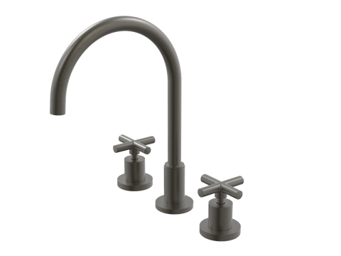 Tapware ParTaps Portsea Spa Set Hob Swivel Colour: Volcanic Grey Style: Original Place & Palette