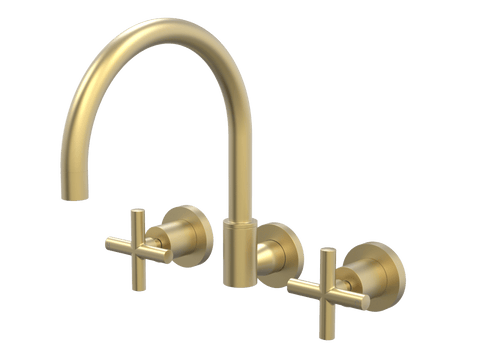 Tapware ParTaps Portsea Spa Set Wall Swivel Colour: Chrome Style: Original Place & Palette