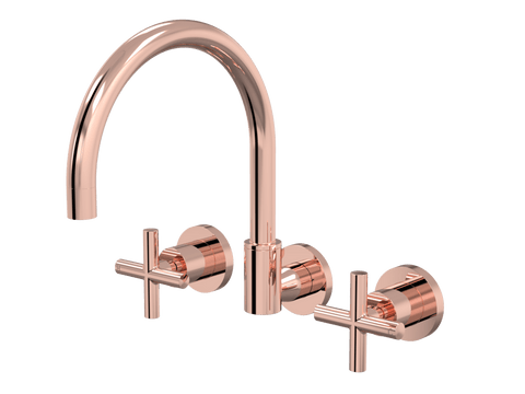 Tapware ParTaps Portsea Spa Set Wall Swivel Colour: Copper Style: Original Place & Palette