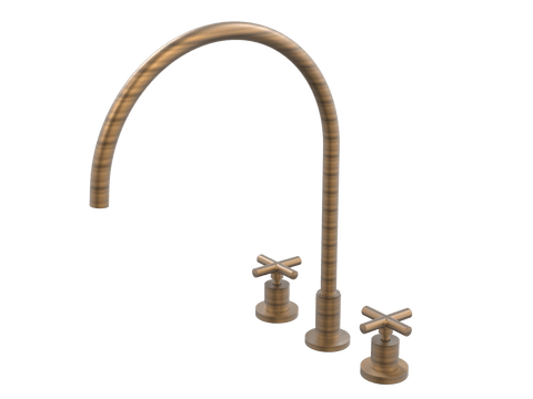 Tapware ParTaps Portsea Spa Set XL Hob Swivel Colour: Chrome Style: Original Place & Palette