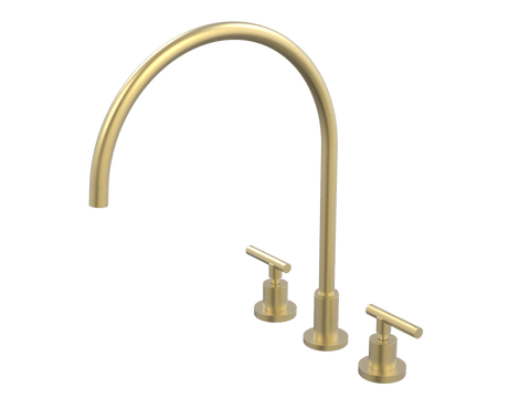 Tapware ParTaps Portsea Spa Set XL Hob Swivel Colour: Chrome Style: Original Place & Palette