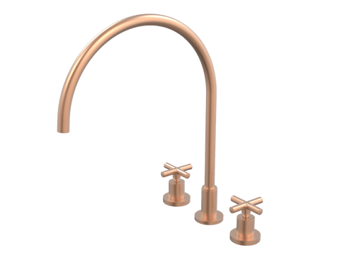 Tapware ParTaps Portsea Spa Set XL Hob Swivel Colour: Brushed Copper Style: Original Place & Palette